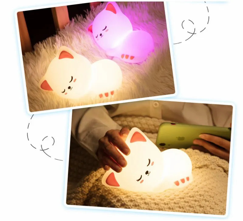 Soft Cat Nightlight